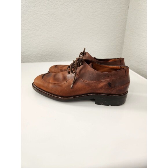 Vintage Cole Haan men\'s brown suede oxfords 14170  Size 9M Made In Brazil Used main image 5